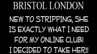 Stripper Bristol London Gets A New Job!