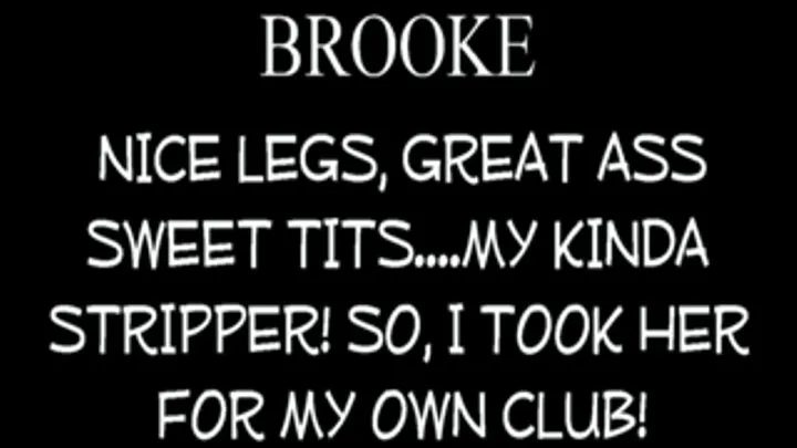 Hot Stripper Brooke Taken And Has To Dance!