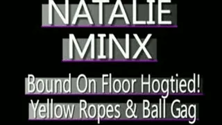 Natalie Minx Nude And Hogtied In Yellow! - MPG4 VERSION ( in size)