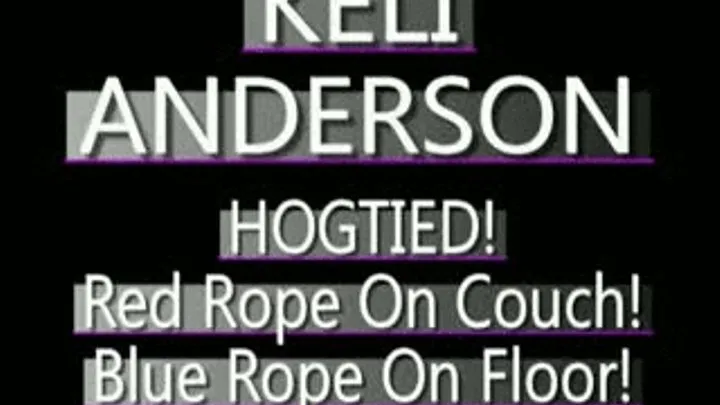 Keli Anderson Bound In Blue Ropes! - (320 X 240 in size)