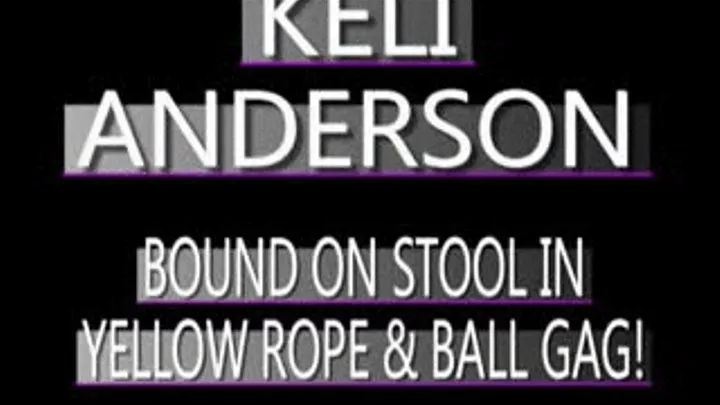 Keli Anderson In Yellow Ropes And Ball Gag! - (720 X 480 in size)