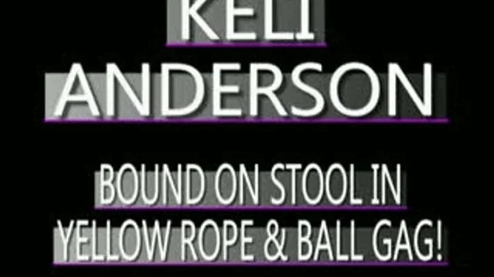 Keli Anderson In Yellow Ropes And Ball Gag! - (320 X 240 in size)