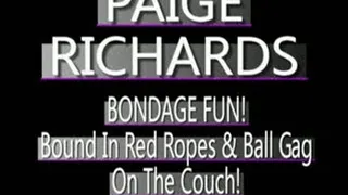 Paige Richards Bound In Ropes Wearing Thigh Highs! - IPOD FORMAT