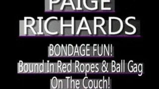 Paige Richards Bound In Ropes Wearing Thigh Highs! - PS3 FORMAT