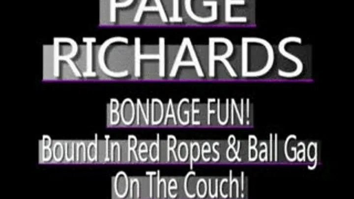 Paige Richards Bound In Ropes Wearing Thigh Highs! FORMAT (480 X 320 SIZED)