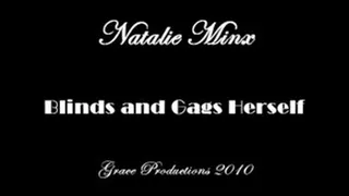 Natalie Minx's Blinds & Gags Herself Ipod