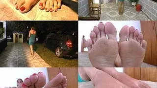 REAL DIRTY FEET - VOL # 113 - CLEAN MY BIG DIRTY FEET OF CIGARETTE - girl DEISE FRAGOSO - MF OCT 2016 - CLIP 1 - exclusive MF