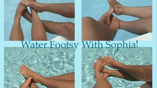 Water Footsy With Sophia