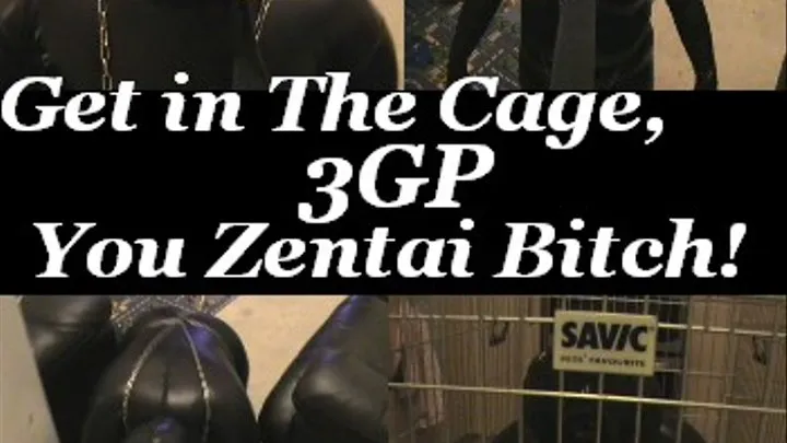 Get in The Cage You Zentai Bitch