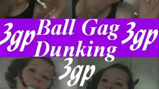 Ball Gag Dunking.