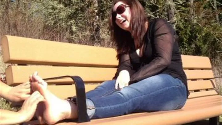 Public Toe Tickling