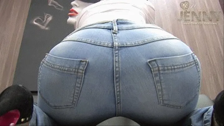 Jeans jerking - Fixating on my jeans ass