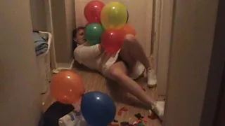 dawn stalked by balloons