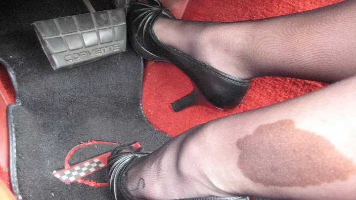 Driving in nylons