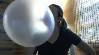 SuperModel blows Super Bubble