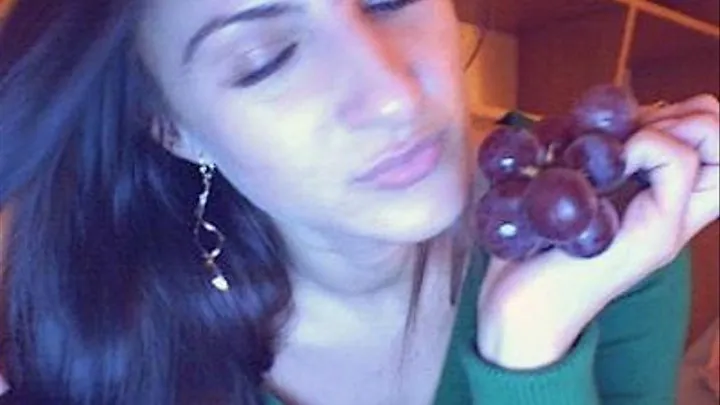 Eating grapes