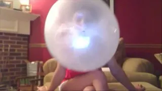 Santas Mean Little Helper blowing huge bubbles part 3