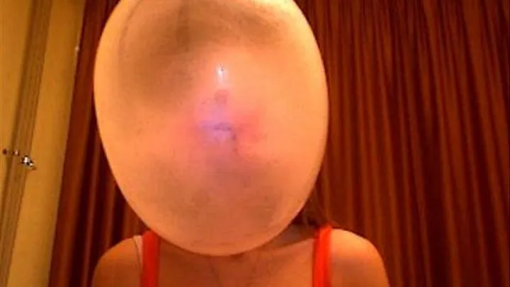 Huge bubbles blown until they pop 1