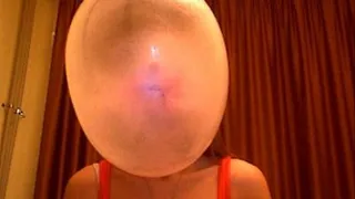 Huge bubbles blown until they pop 1