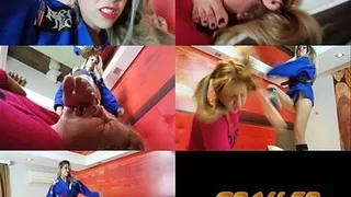 GIANT FEET - KARATEKA PERFECT SOLES WACKY KICKING - TOP MODEL PATRICIA CAMPOS - NEW MF SEP 2015 - CLIP 4 - EXCLUSIVE MF