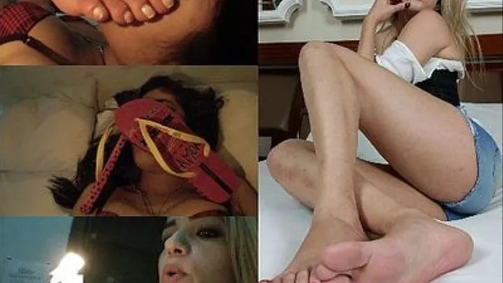 GIANT FEET - REST SUCK TOES BIG FEET in the dark - BRITTNEY GIANT 2 - CLIP 6 - exclusive MF