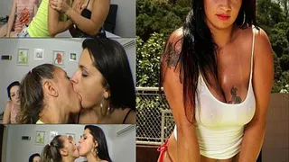 HOT KISSES - Giant GIRL SWALLOWING MOUTH OF SLAVE - GIANT GIRL CRISTINY CASTELLARY - CLIP 12