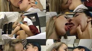 HOT KISSES STAR TV ANGEL LIMA vs MEG STUDANT - CLIP 5