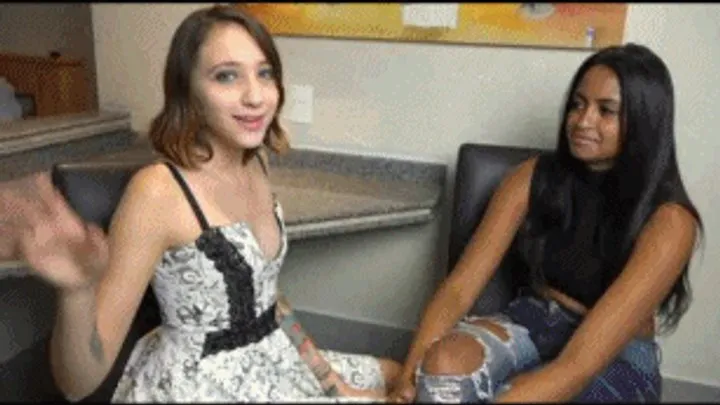 HOT KISSES INTERRACIAL TOP GIRL HORNY MOUTHS - BY ISABELA BLU AND PENELOPE - CLIP FULL