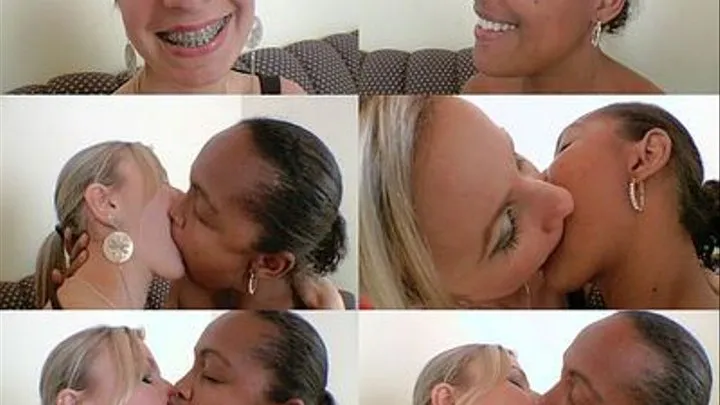 HOT KISSES INTERRACIAL - VOL # 308 - NEW MF 2012 - new blonde girl JESSICA ALMEIDA - NEW MF 2012 - CLIP 01 - exclusive MF