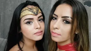 WONDER WOMAN x SUPERGIRL - CINEMA KISSES - NEW MF MAR 2022 - CLIP01 - Exclusive girls MF video