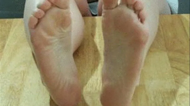 WORSHIP MY FOOT BOTTOMS YOU SLAVE BITCH!