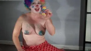 Clown Blowing Bubbles