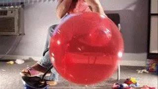 BIG Balloon Popping with Foot Pump-Pt.2