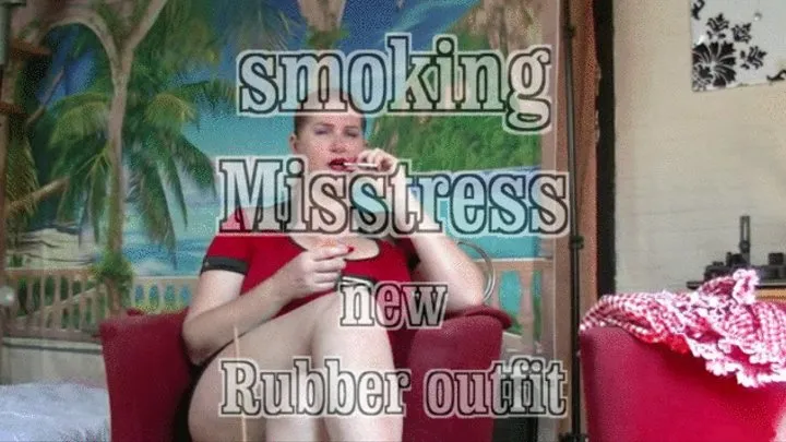 smoking misstress new rubber outfit