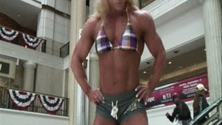 Gillian Works her Muscular Body