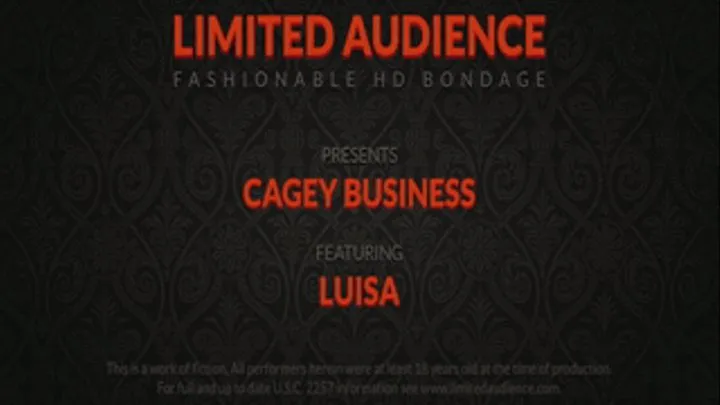 Cagey Business starring Luisa