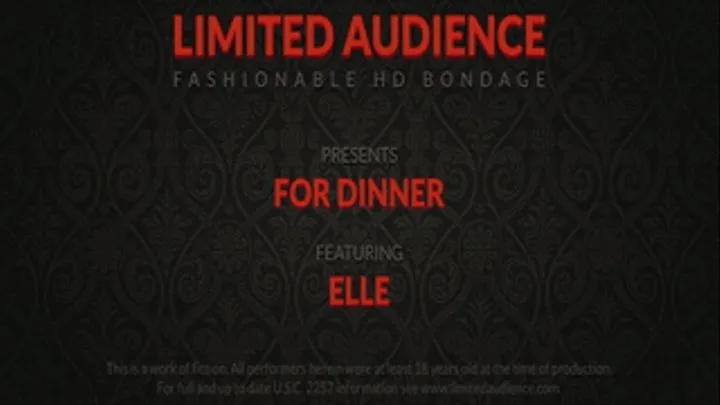 Bound For Dinner starring Elle