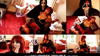 Bondage and Horror on Halloween starring Elle