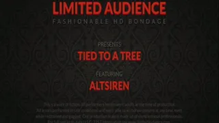 Cleavegagged and Tied To A Tree starring AltSiren