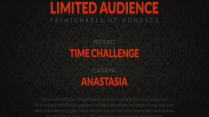 Ballgag and Bondage Time Challenge starring Anastasia