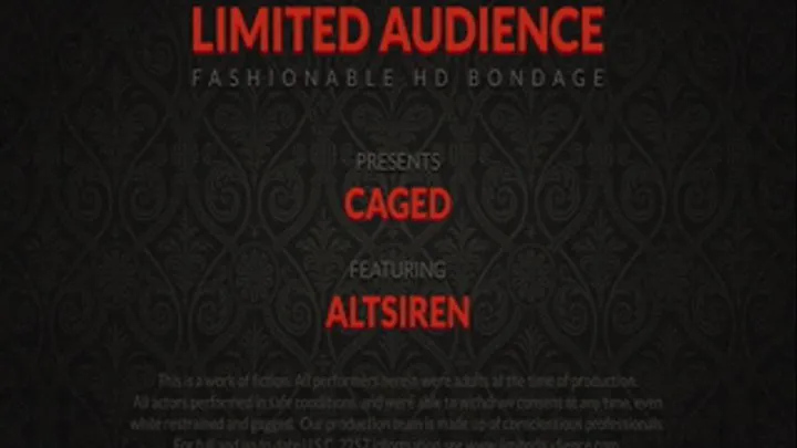 Caged and Manacled starring AltSiren