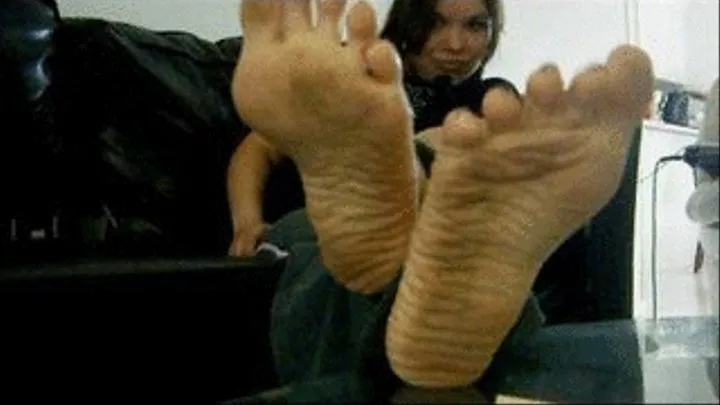 Ignoring you with dirty feet