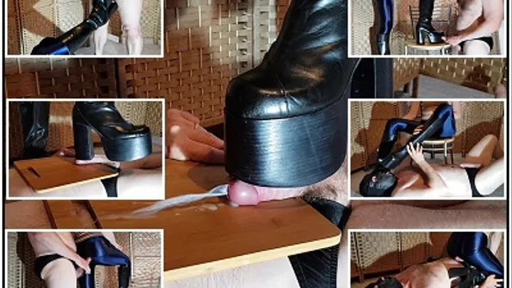 Cock Domination in Platform Boots