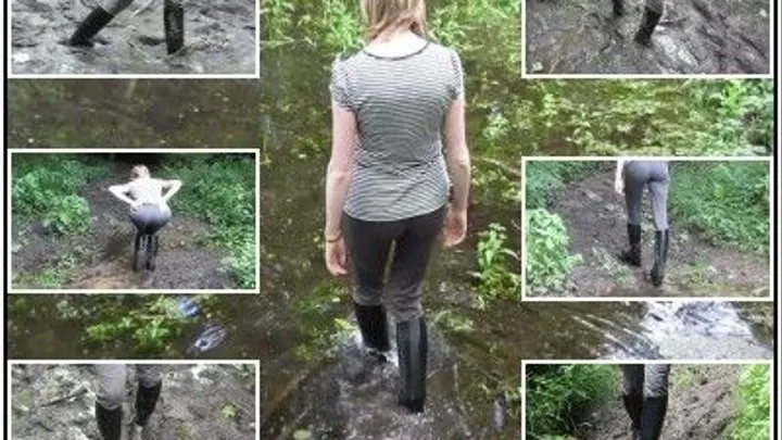 Muddy Summer Walk in Riding Boots