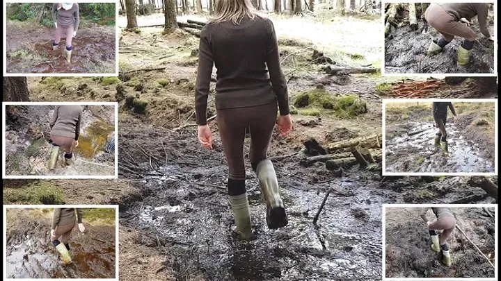 Mud Stomping in Dunlop Thermo Welies