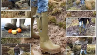 Muddy Moors Fun in Le Chameau Wellies - Part 2