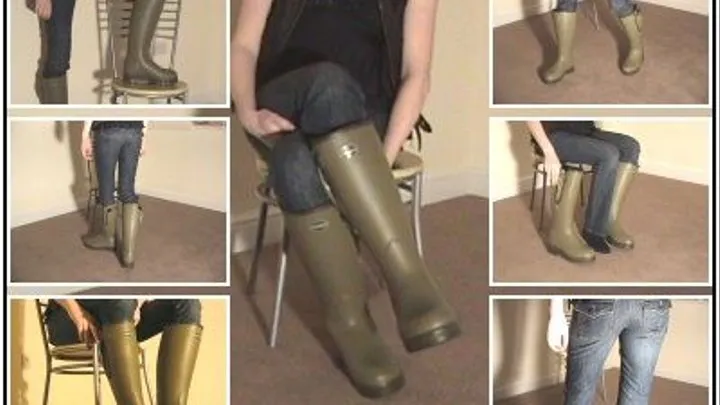 Pulling on Boots: Le Chameau Wellies