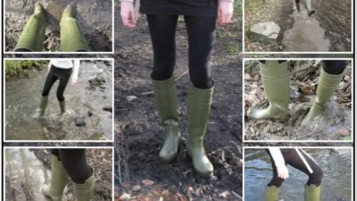 Woods Walk in High Heel Wellies + BONUS PICS