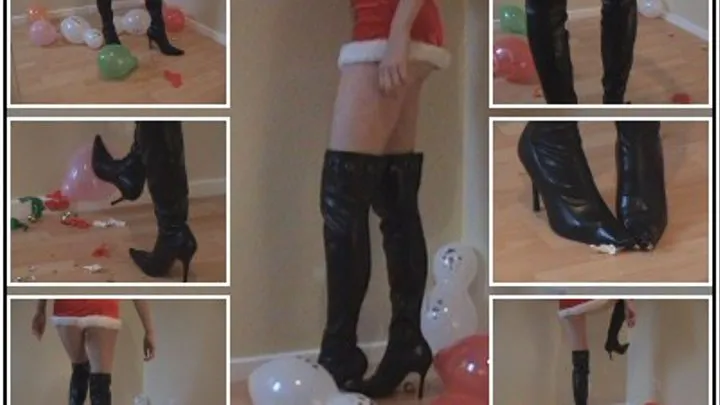 Christmas Crush: Balloons & Baubles in Thigh Boots