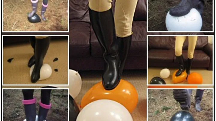 Crushing Balloons in Rubber Boots